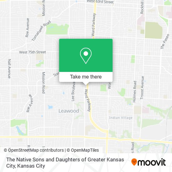 Mapa de The Native Sons and Daughters of Greater Kansas City
