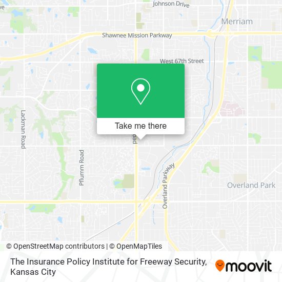 Mapa de The Insurance Policy Institute for Freeway Security