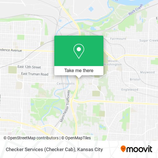 Mapa de Checker Services (Checker Cab)