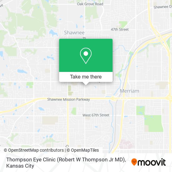 Mapa de Thompson Eye Clinic (Robert W Thompson Jr MD)