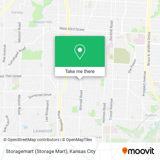 Mapa de Storagemart (Storage Mart)