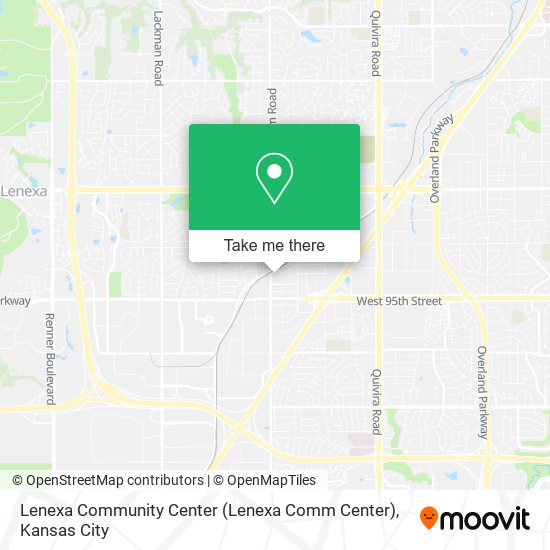 Lenexa Community Center (Lenexa Comm Center) map