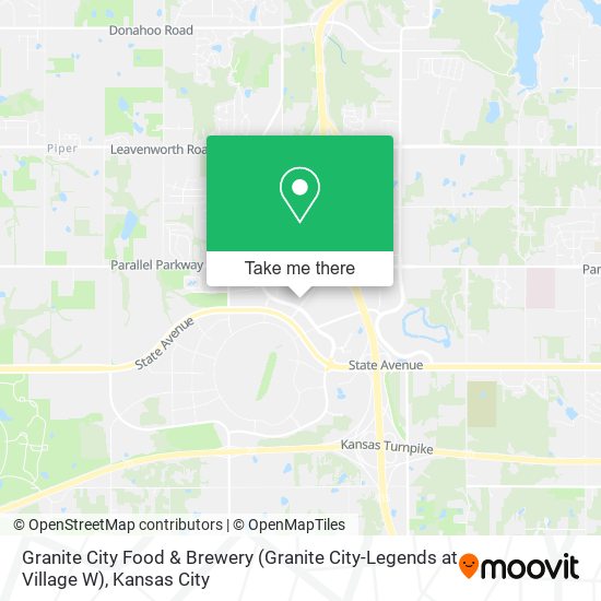 Mapa de Granite City Food & Brewery (Granite City-Legends at Village W)