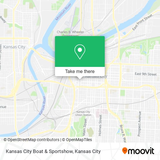 Kansas City Boat & Sportshow map