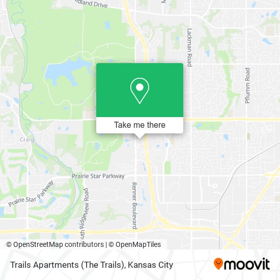 Trails Apartments (The Trails) map