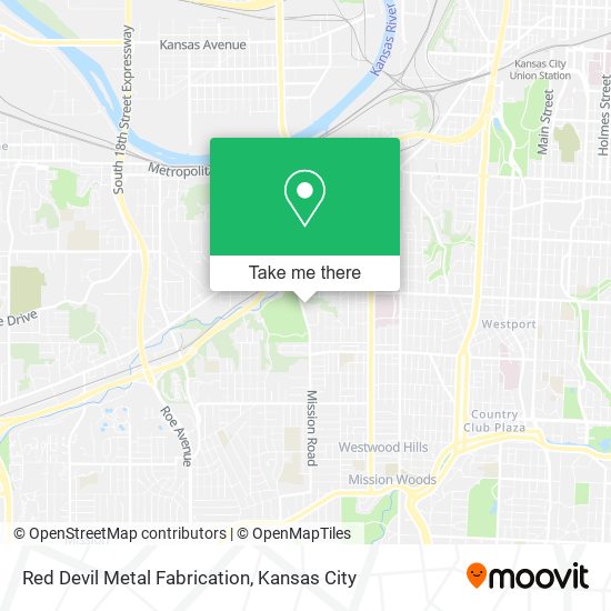 Red Devil Metal Fabrication map