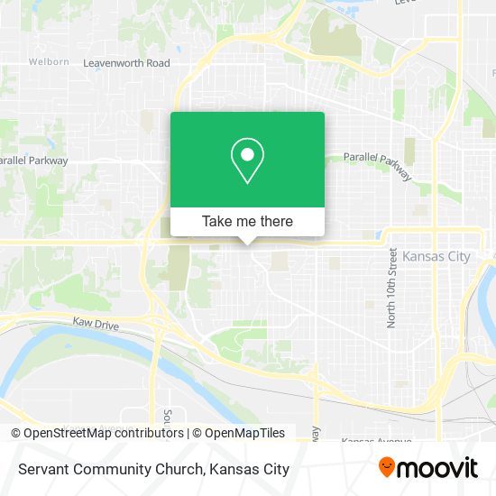 Servant Community Church map