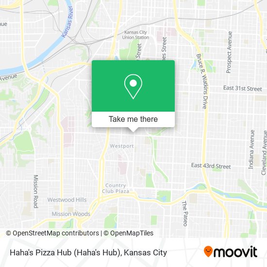 Haha's Pizza Hub map