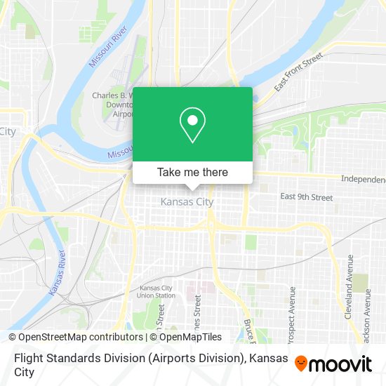 Mapa de Flight Standards Division (Airports Division)