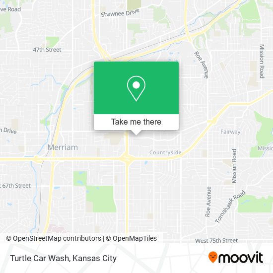 Mapa de Turtle Car Wash