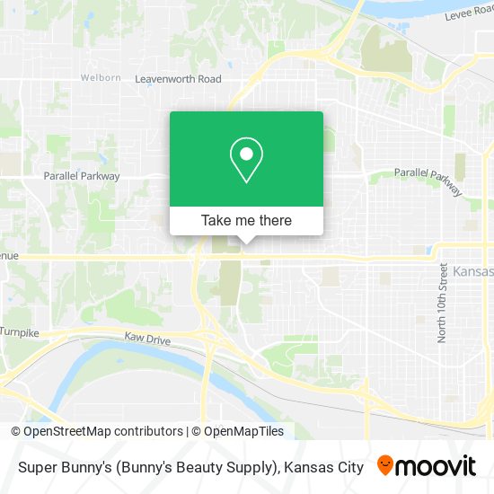 Mapa de Super Bunny's (Bunny's Beauty Supply)