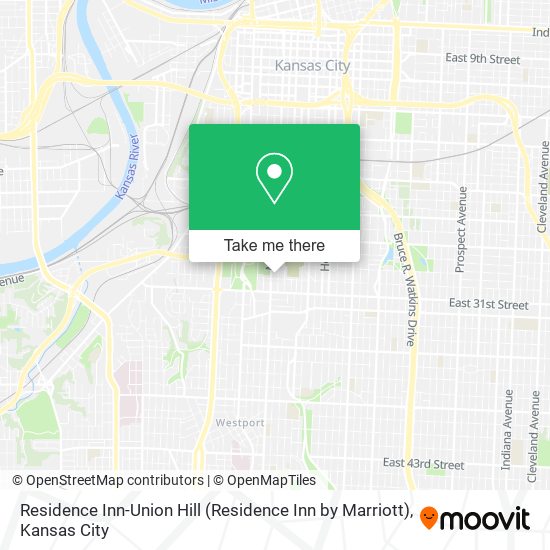 Mapa de Residence Inn-Union Hill (Residence Inn by Marriott)