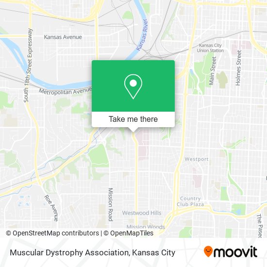 Mapa de Muscular Dystrophy Association