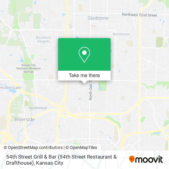 Mapa de 54th Street Grill & Bar (54th Street Restaurant & Drafthouse)