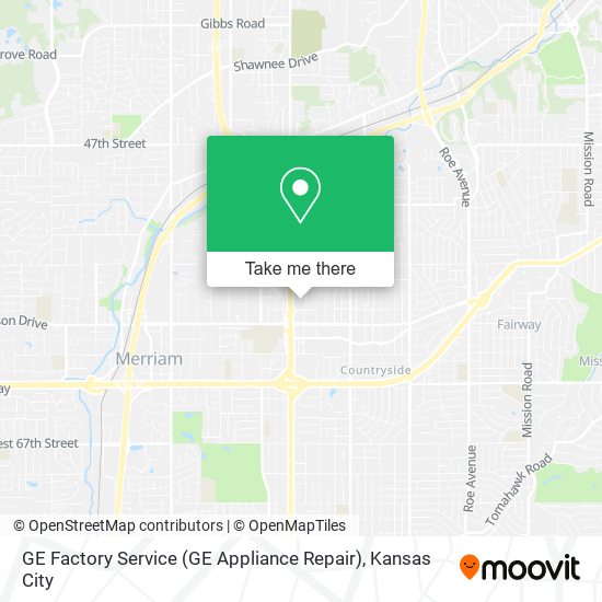 Mapa de GE Factory Service (GE Appliance Repair)