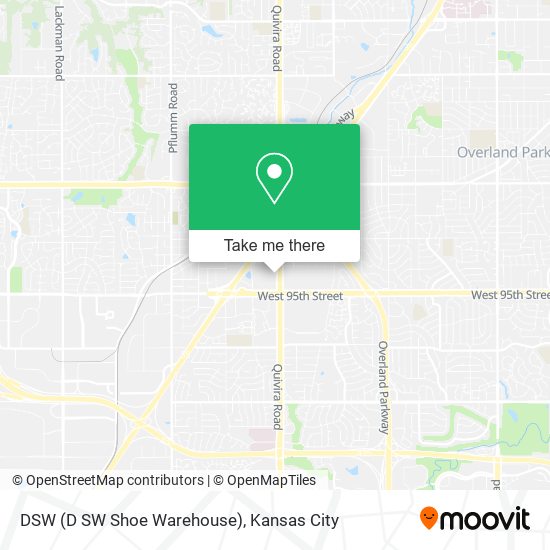 DSW (D SW Shoe Warehouse) map