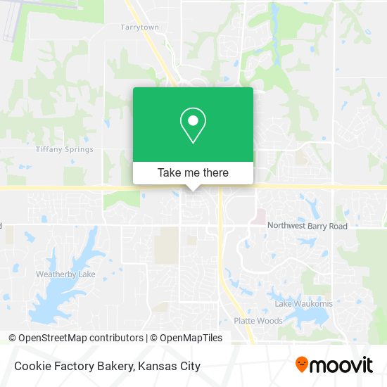 Cookie Factory Bakery map