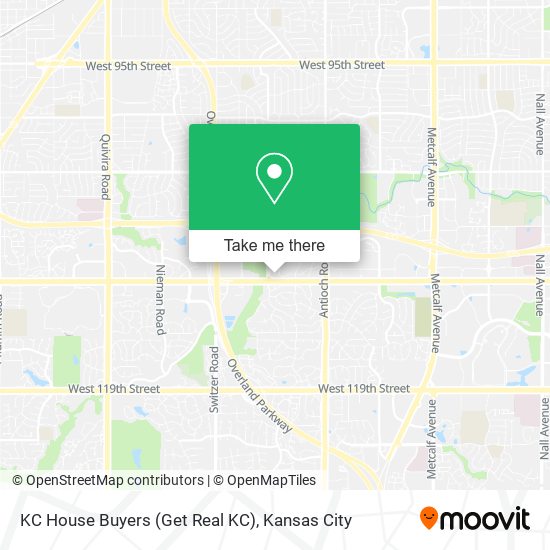 Mapa de KC House Buyers (Get Real KC)