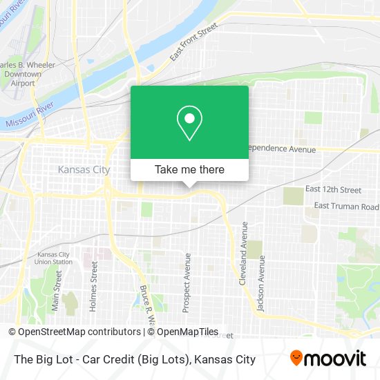 The Big Lot - Car Credit (Big Lots) map