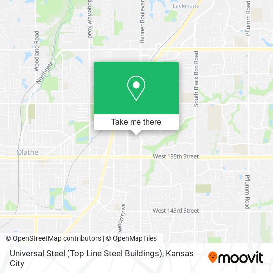 Universal Steel (Top Line Steel Buildings) map