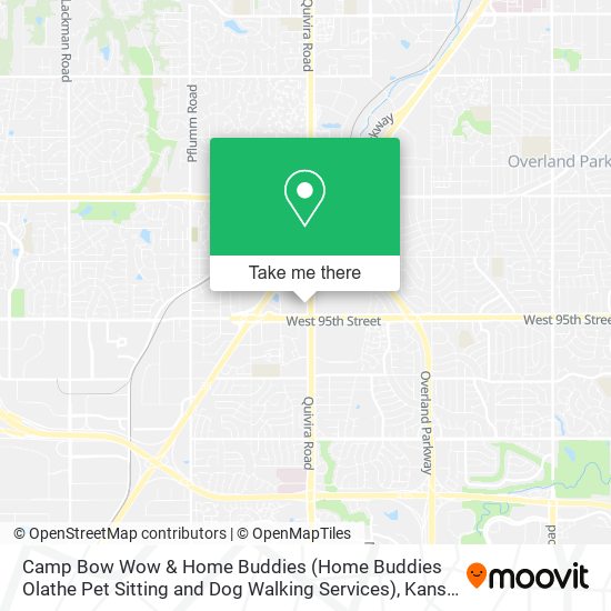 Mapa de Camp Bow Wow & Home Buddies (Home Buddies Olathe Pet Sitting and Dog Walking Services)