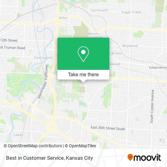 Best in Customer Service map
