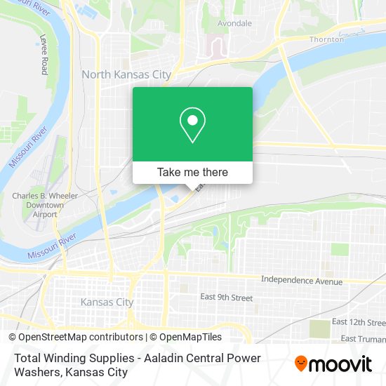 Total Winding Supplies - Aaladin Central Power Washers map