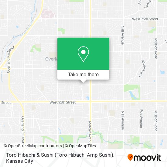 Toro Hibachi & Sushi map