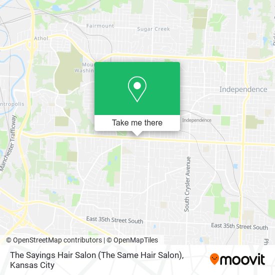 The Sayings Hair Salon map