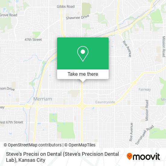 Mapa de Steve's Precisi on Dental (Steve's Precision Dental Lab)