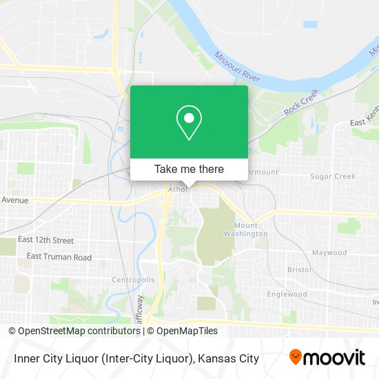 Inner City Liquor (Inter-City Liquor) map