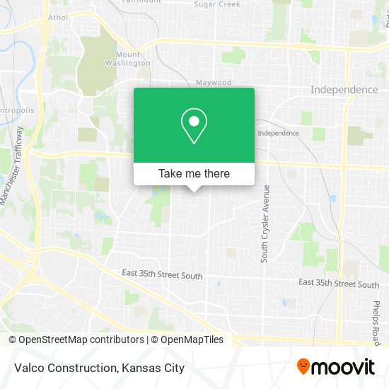 Valco Construction map