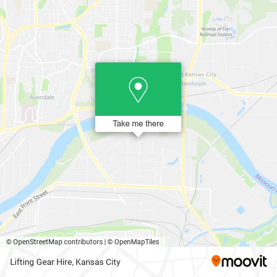 Lifting Gear Hire map