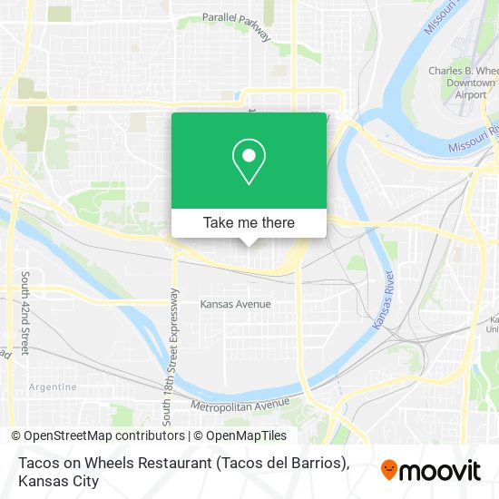 Mapa de Tacos on Wheels Restaurant (Tacos del Barrios)