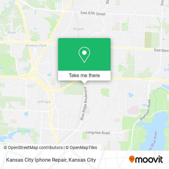 Kansas City Iphone Repair map
