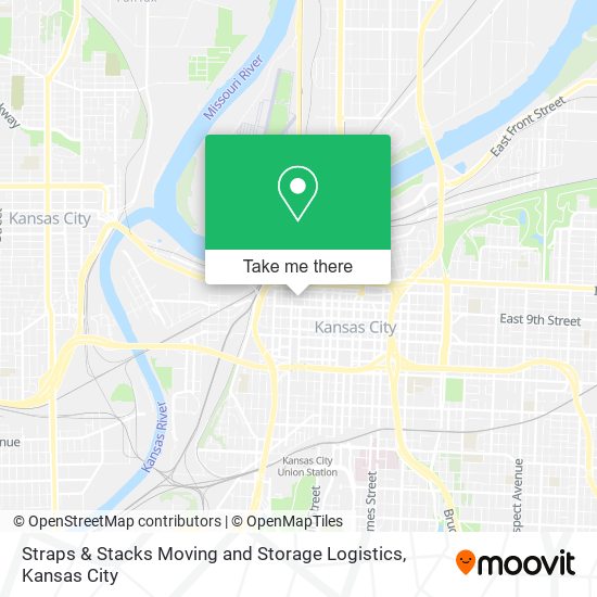 Straps & Stacks Moving and Storage Logistics map