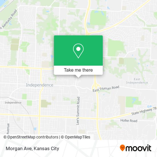 Mapa de Morgan Ave