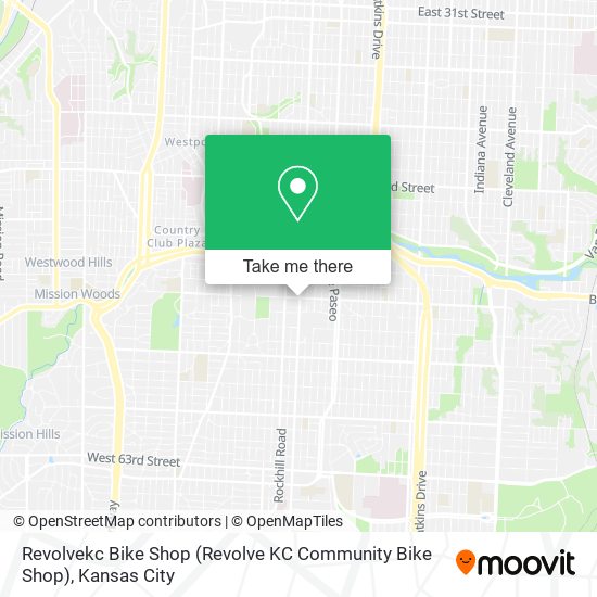 Mapa de Revolvekc Bike Shop (Revolve KC Community Bike Shop)