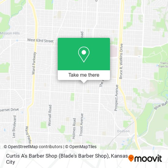 Mapa de Curtis A's Barber Shop (Blade's Barber Shop)