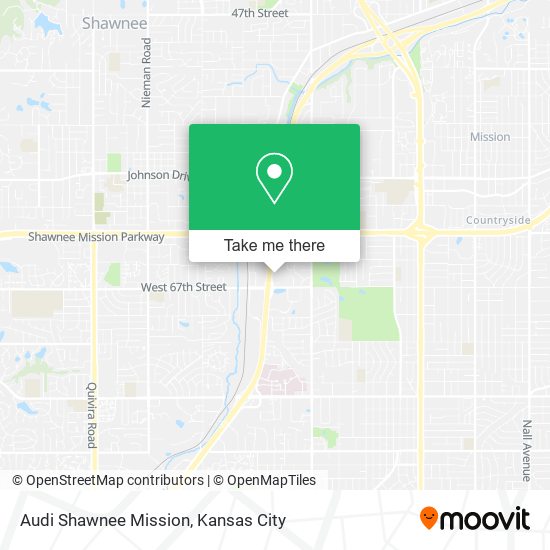 Audi Shawnee Mission map