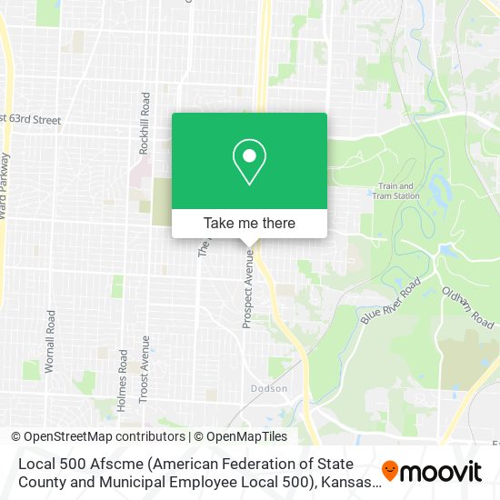 Local 500 Afscme (American Federation of State County and Municipal Employee Local 500) map