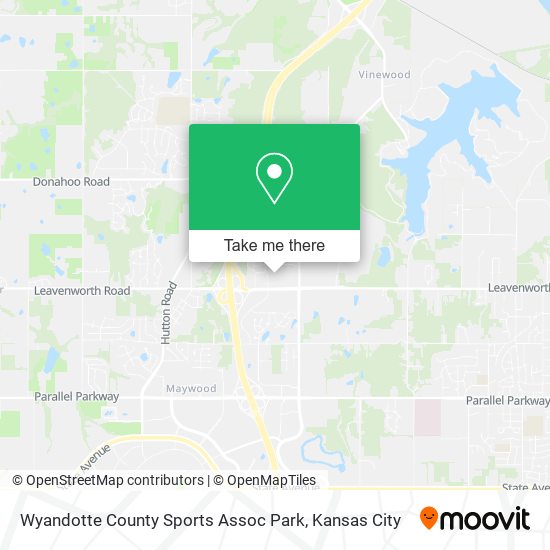 Mapa de Wyandotte County Sports Assoc Park