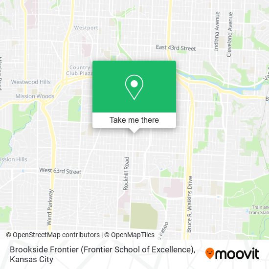 Brookside Frontier (Frontier School of Excellence) map