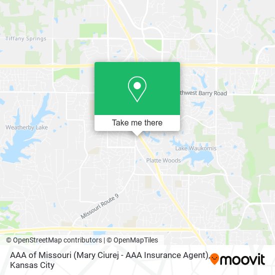 AAA of Missouri (Mary Ciurej - AAA Insurance Agent) map