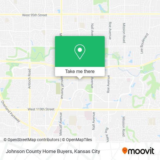 Johnson County Home Buyers map