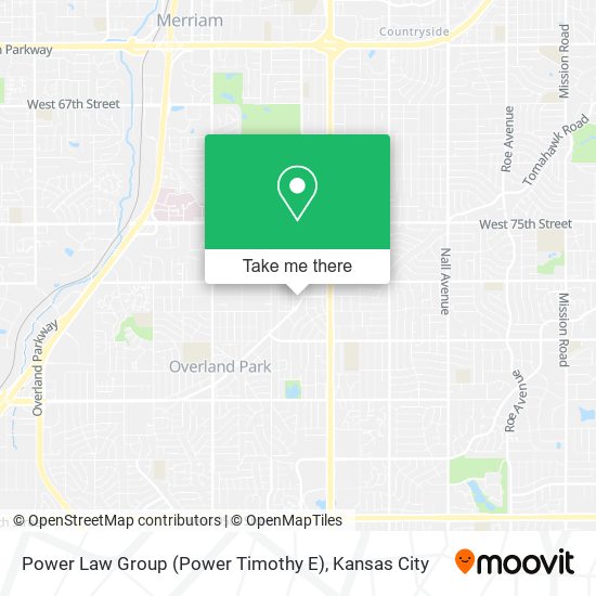 Power Law Group (Power Timothy E) map