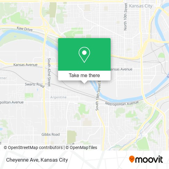 Mapa de Cheyenne Ave