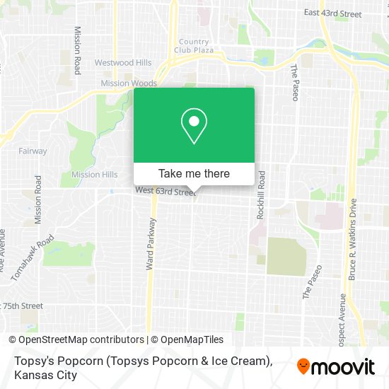Mapa de Topsy's Popcorn (Topsys Popcorn & Ice Cream)