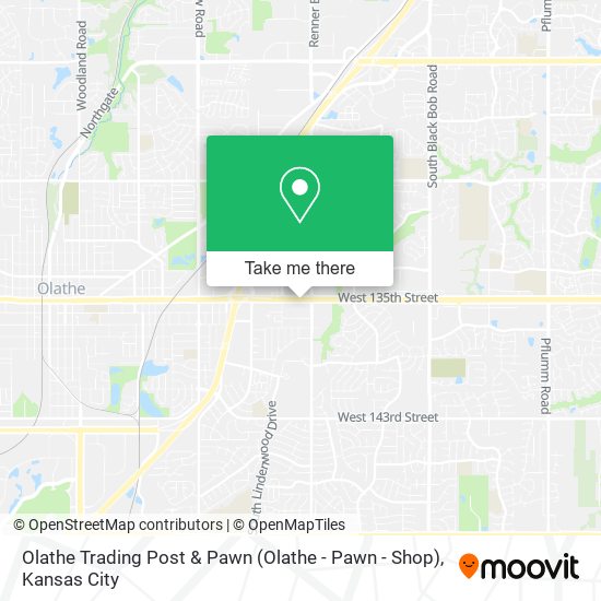 Mapa de Olathe Trading Post & Pawn (Olathe - Pawn - Shop)