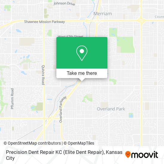 Mapa de Precision Dent Repair KC (Elite Dent Repair)